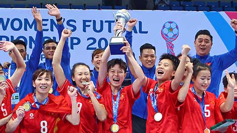 ĐT futsal nữ Việt Nam dự World Cup futsal nữ 2025 được không?